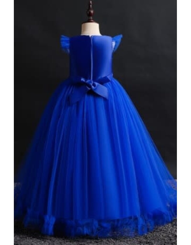 PrimaVibe Ruffle hem tulle gown 622641