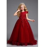 PrimaVibe Ruffle hem tulle gown 622641