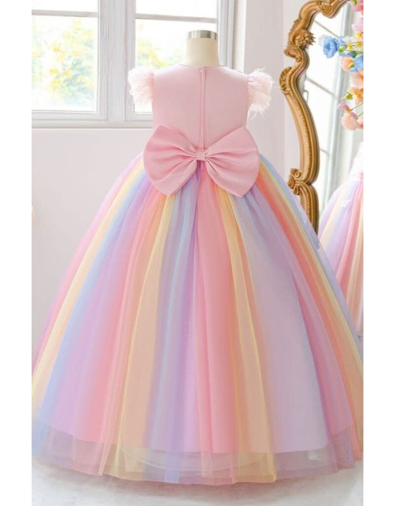 PrimaVibe Rainvow tulle ball gown 612601