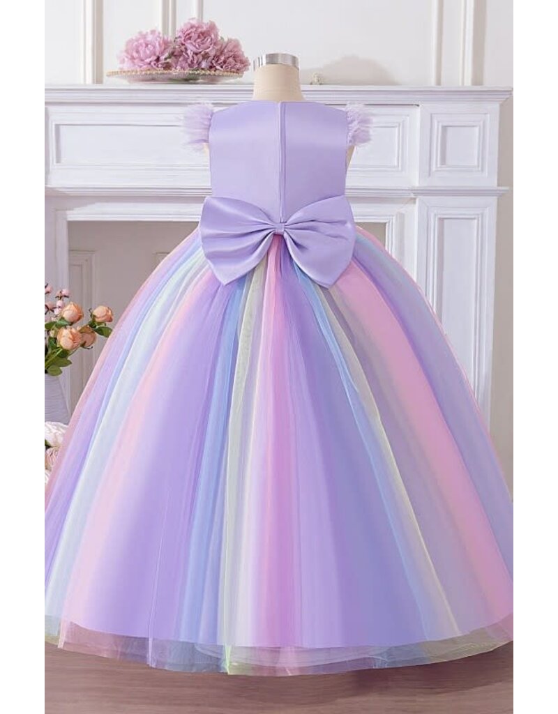 PrimaVibe Rainvow tulle ball gown 612601