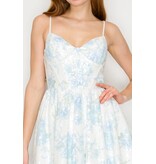 LOVESOME Floral iridescent sequin dress CD2630724