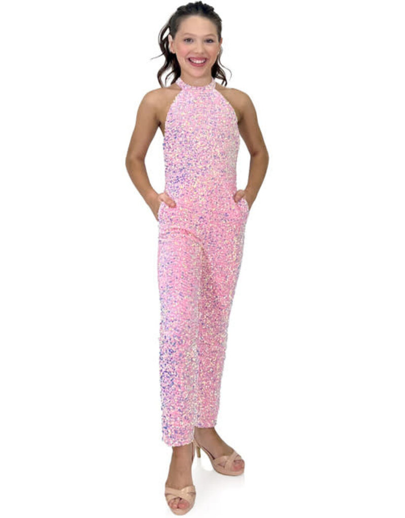 MARC DEFANG High neck sequin jumpsuit EMILIA 502622