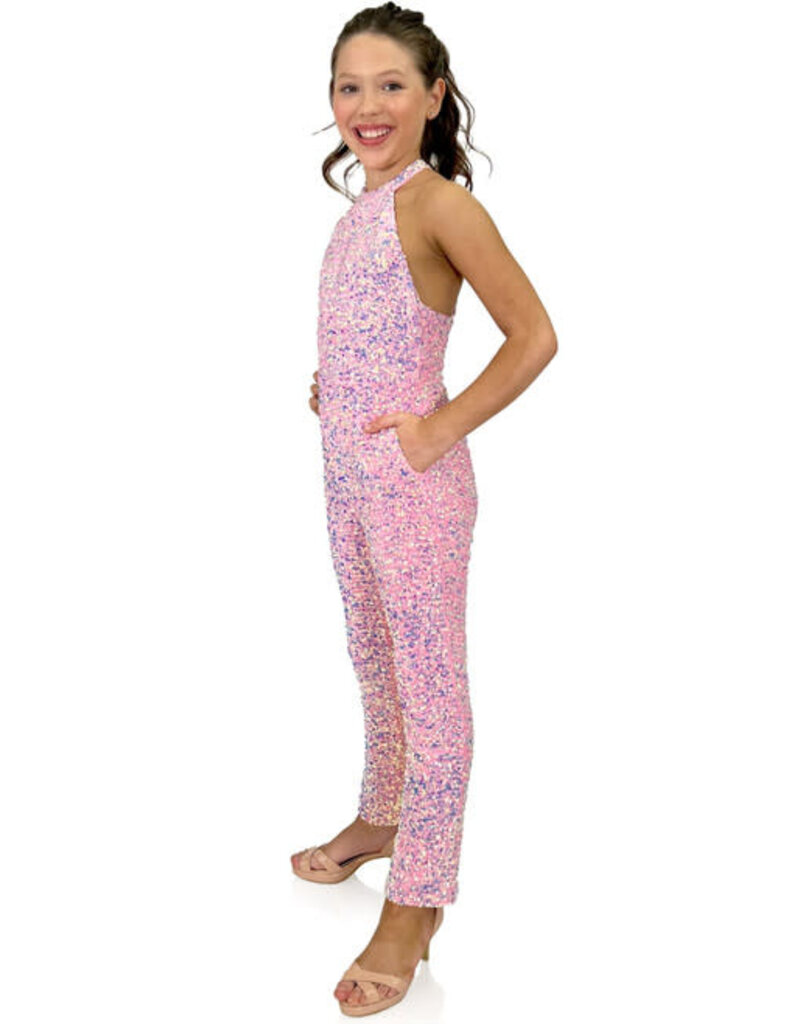 MARC DEFANG High neck sequin jumpsuit EMILIA 502622