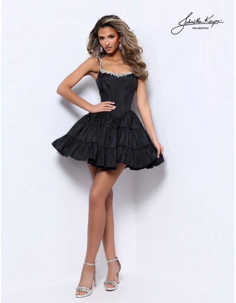 Crystal trimmed fit & flare dress 322630S