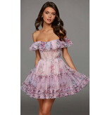 OFF SHOULDER PRINT, CORSET 30103
