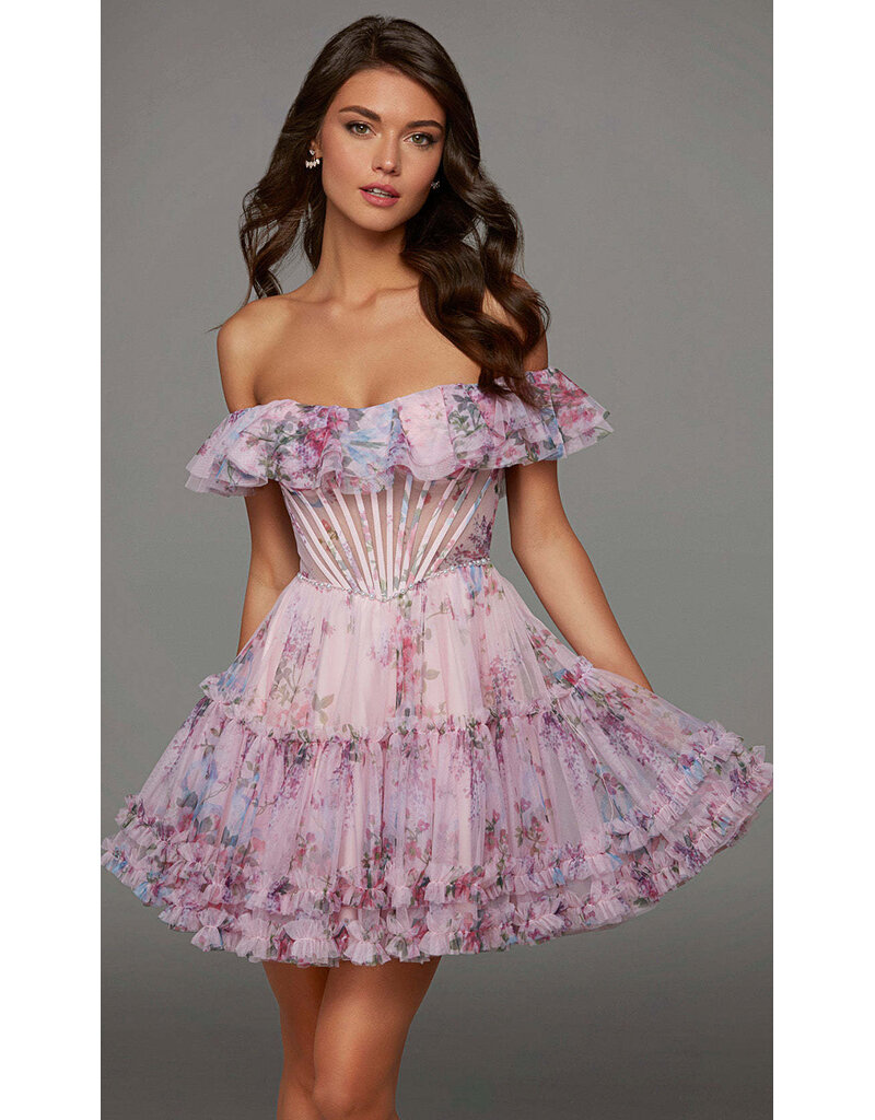 OFF SHOULDER PRINT, CORSET 30103