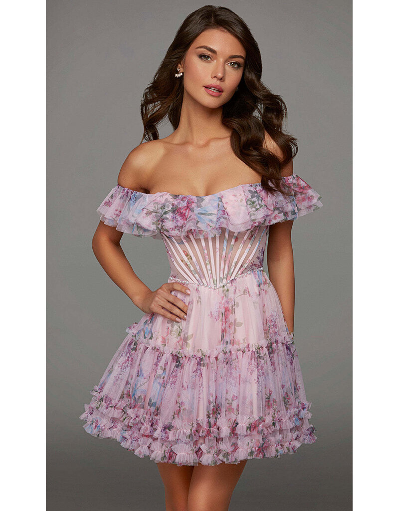 OFF SHOULDER PRINT, CORSET 30103