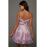 ALINE, FLORAL, RUFFLE 30108