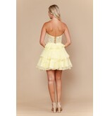 STRAPLESS, LACE TOP, RUFFLE SKIRT 2626136