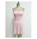 LOVESOME Strapless beaded tie back short gown CD2630355