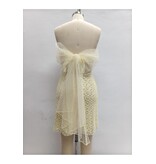 LOVESOME Strapless beaded tie back short gown CD2630355