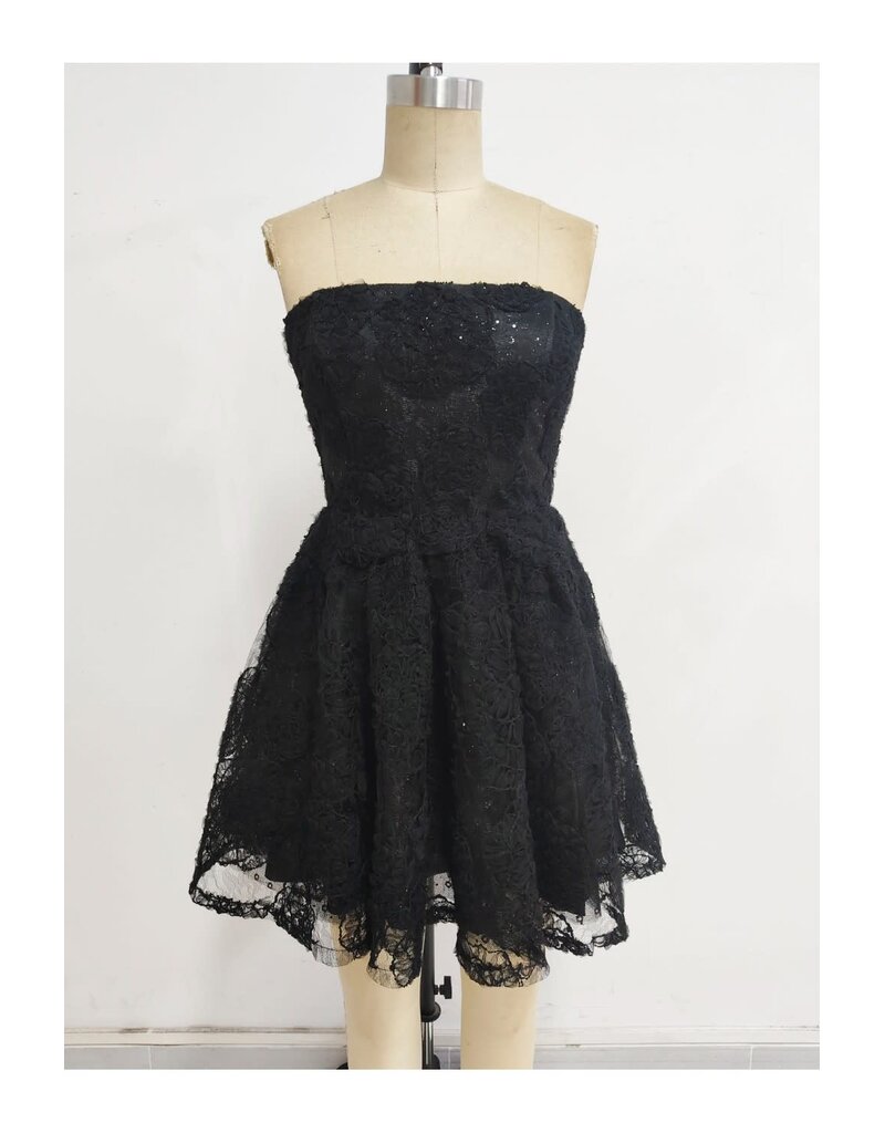 LOVESOME Strapless sequin lace a-line gown CD2630544
