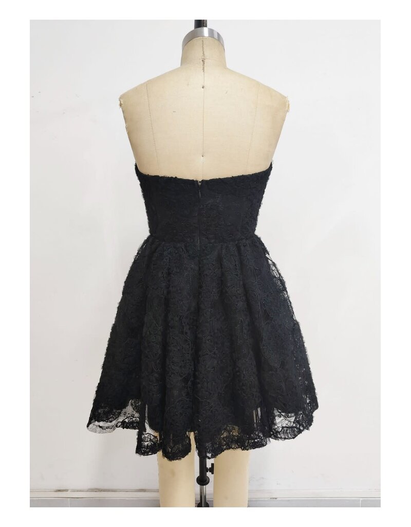 LOVESOME Strapless sequin lace a-line gown CD2630544