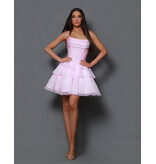 KATE PARKER Strapless beaded corset ruffle a-line 36643