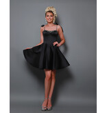 KATE PARKER Satin corset beaded a-line 36930