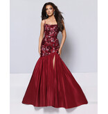 KATE PARKER Spaghetti strap sequin drop waist fit n flare 27019
