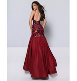 KATE PARKER Spaghetti strap sequin drop waist fit n flare 27019