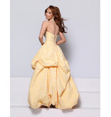 KATE PARKER Strapless brocade drop waist pick up ballgown 27030