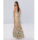 KATE PARKER High neck floral embroidered fit n flare 27057
