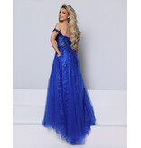 KATE PARKER Off the shoulder sequin a-line 27084