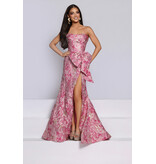 KATE PARKER Strapless fit n flare brocaded corset back 27827