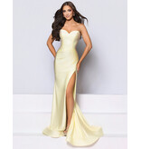 KATE PARKER STRAPLESS, SIDE DRAPE, LEG SLIT 26080