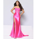KATE PARKER FITTED, STRAPLESS, BEADED, CORSET BODICE WITH SLIT 26043