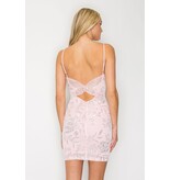 LOVESOME Spaghetti strap fitted sequin butterfly back CD26559071