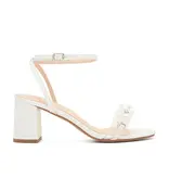 Pearl chunk heel ankle strap ALBA-14