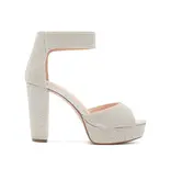 Rhinestone 1" platform velcro ankle TRISTA-13