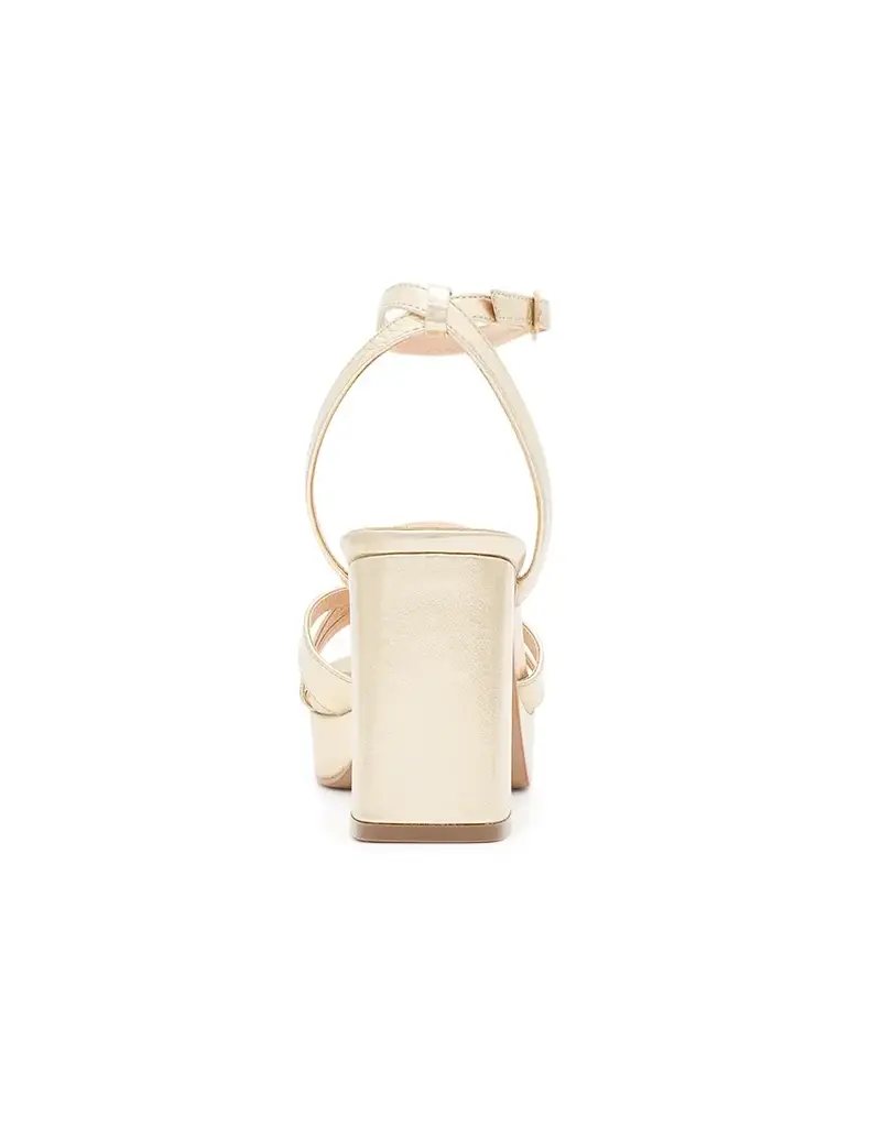 Metallic 1" Platform ankle strap RACHEL-3