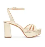 Metallic 1" Platform ankle strap RACHEL-3