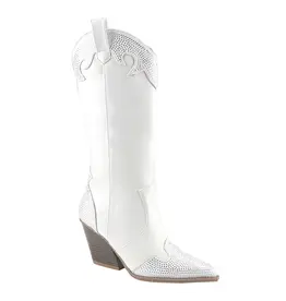 BELOVELY Sequin cowboy boots with heel EVERYWHERE-2