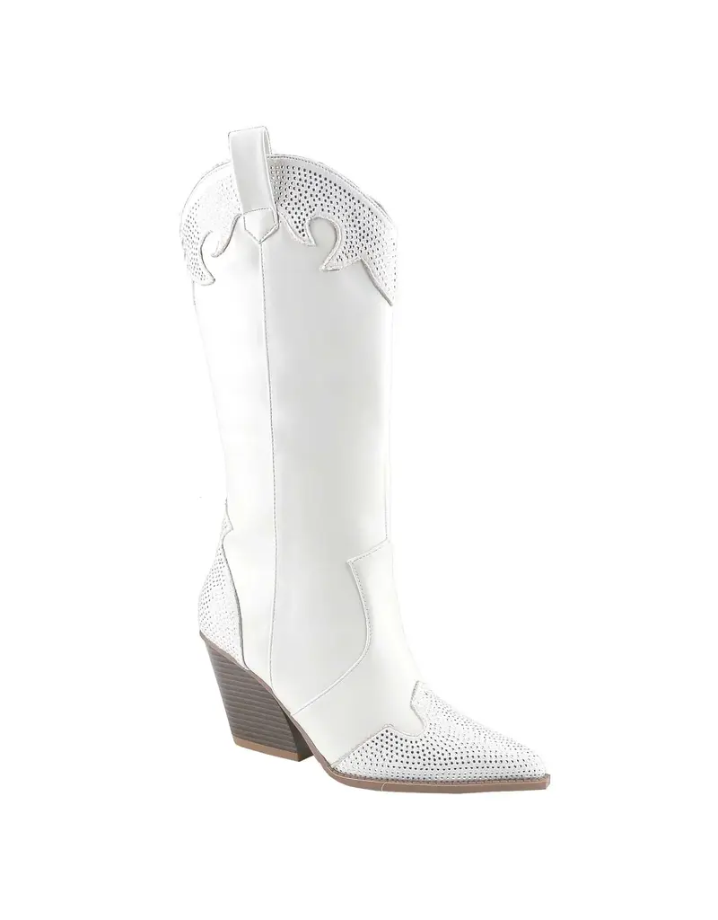 BELOVELY Sequin cowboy boots with heel EVERYWHERE-2