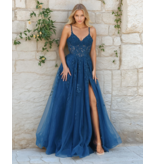 KATE PARKER Spaghetti strap lace corset tulle ballgown 25958