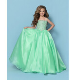 KP MINI Beaded bodice organza corset ballgown G1314