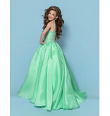 KP MINI Beaded bodice organza corset ballgown G1314