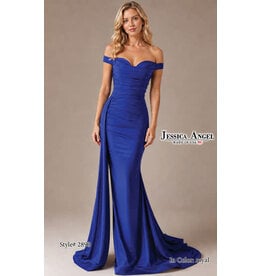 JESSICA ANGEL Off the shoulder rouched fit n flare JA2890