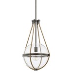 Capital Lighting Beaufort Nordic Grey Light Pendant