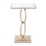 Currey & Company Bangle Accent Table with Mirror Top