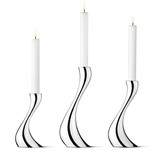 Georg Jensen Cobra Candleholders Set of 3