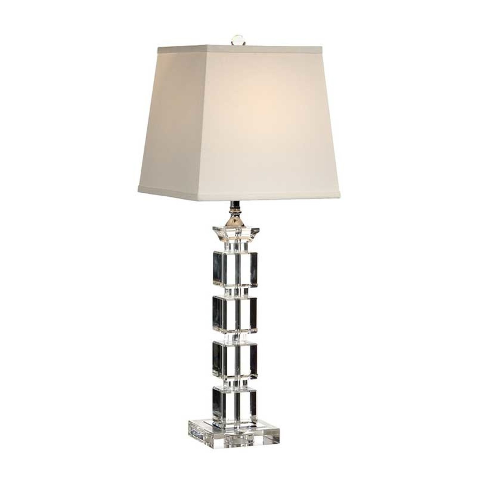 Wildwood Blocks in Crystal Table Lamp