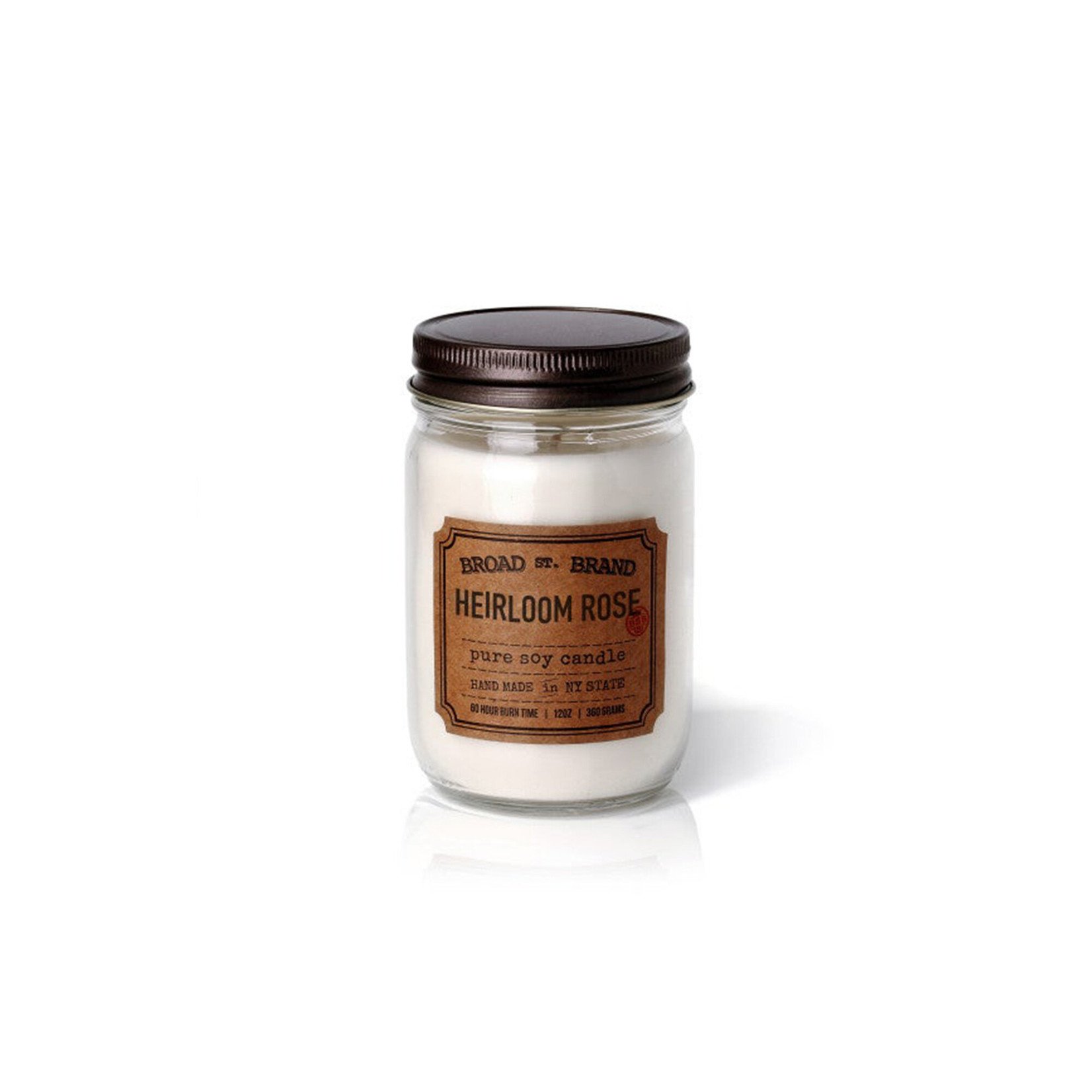 Gassho Body and Mind Heirloom Rose Candle