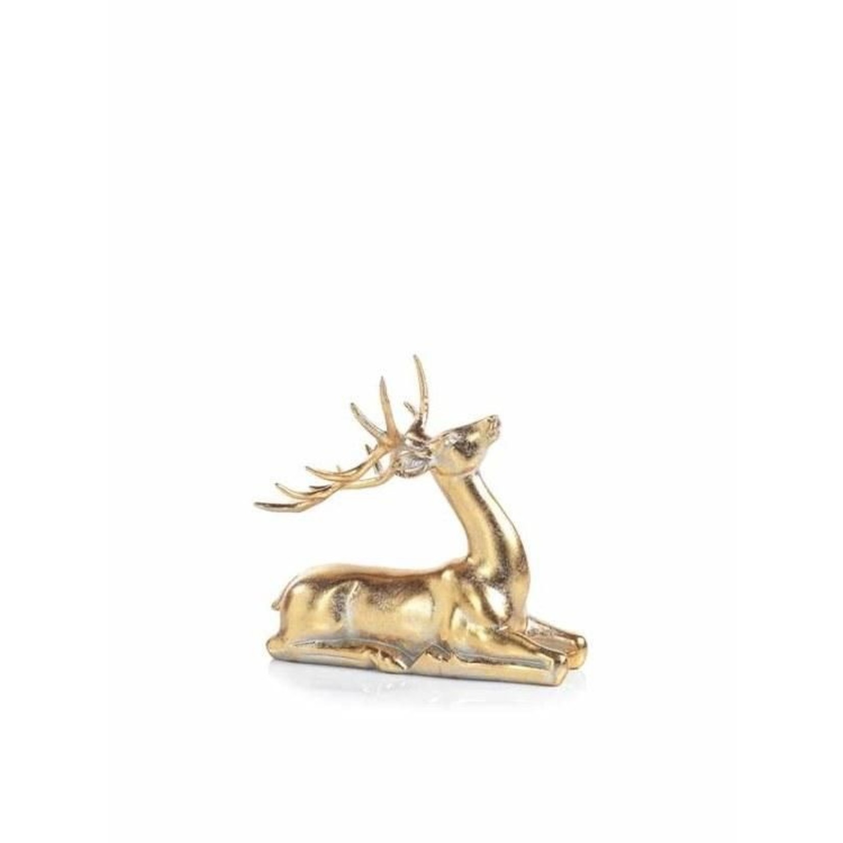 Zodax Large Gold Deer Sitting