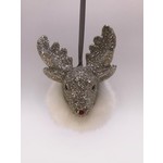 Sherri's Designs Rudy Ornament Silver Snow Fur