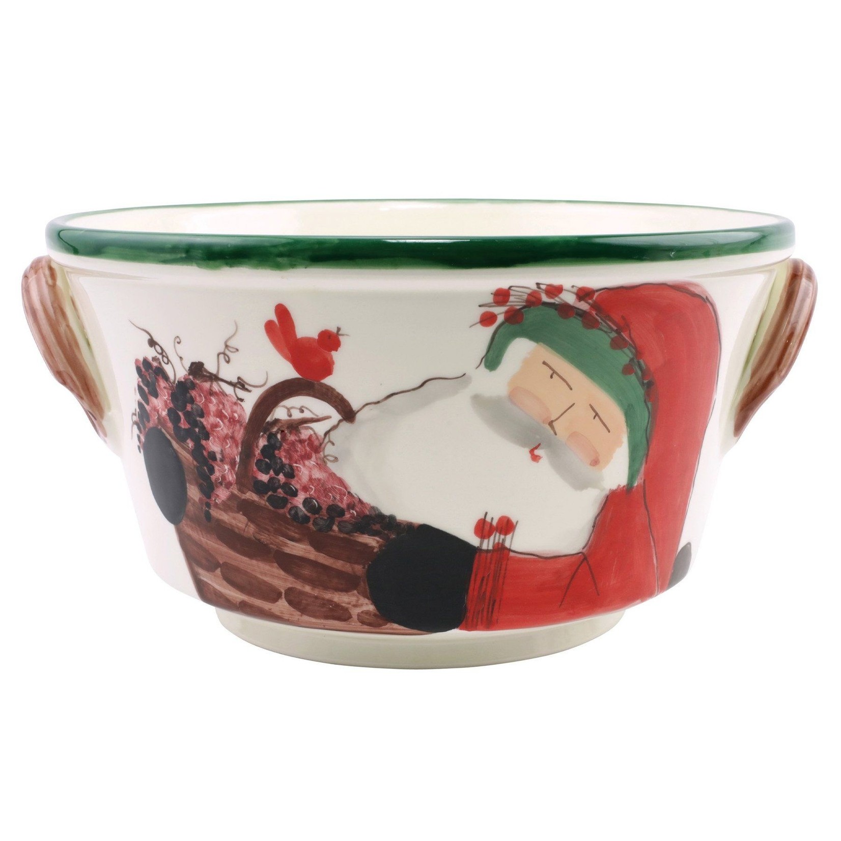 Vietri Old St. Nick Celebration Bucket