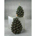 Zodax Green Pinecone Candle  7"