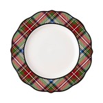 Juliska Stewart Tartan Dinner Plate