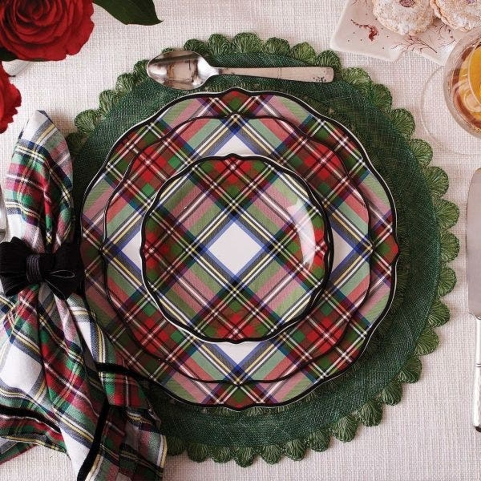 Juliska Stewart Tartan Dinner Plate