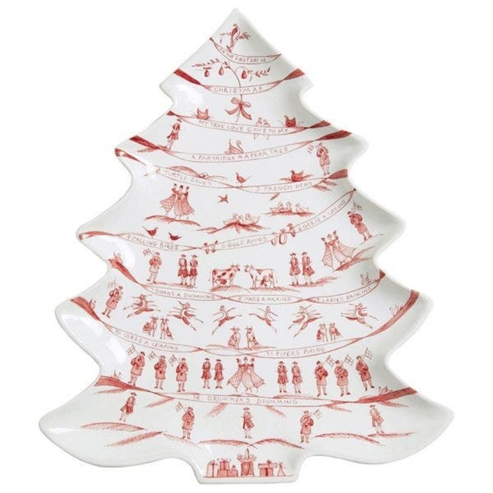 Juliska Country Estate Winter Frolic 15" Tree Platter